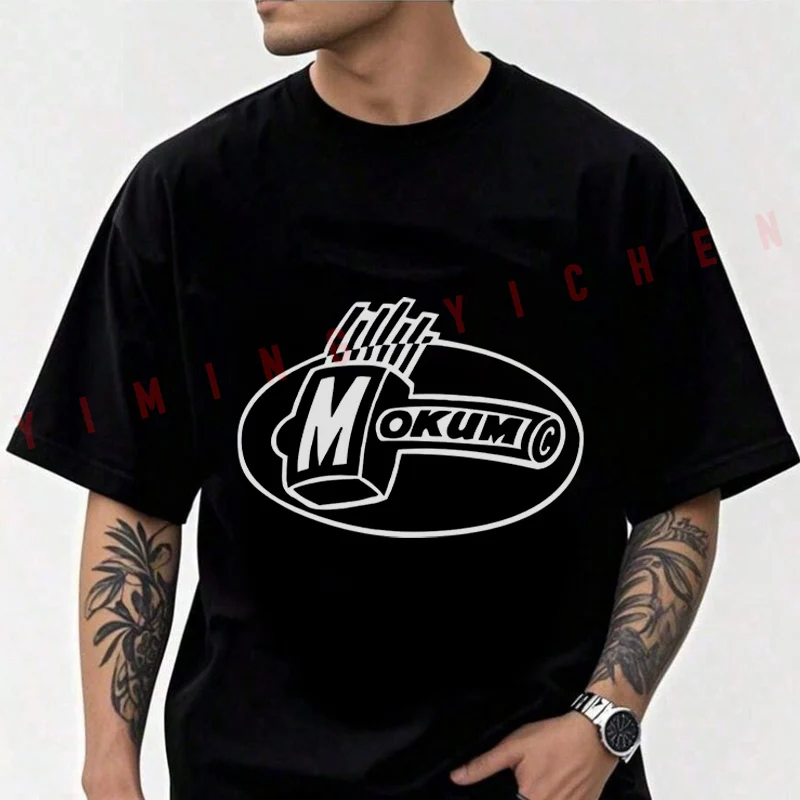 Men's Moto Cotton T-Shirt MOKUM RECORDS Plain Customizeds Tshirt Adventure Casual Fashion Round Neck Top Tee 2026