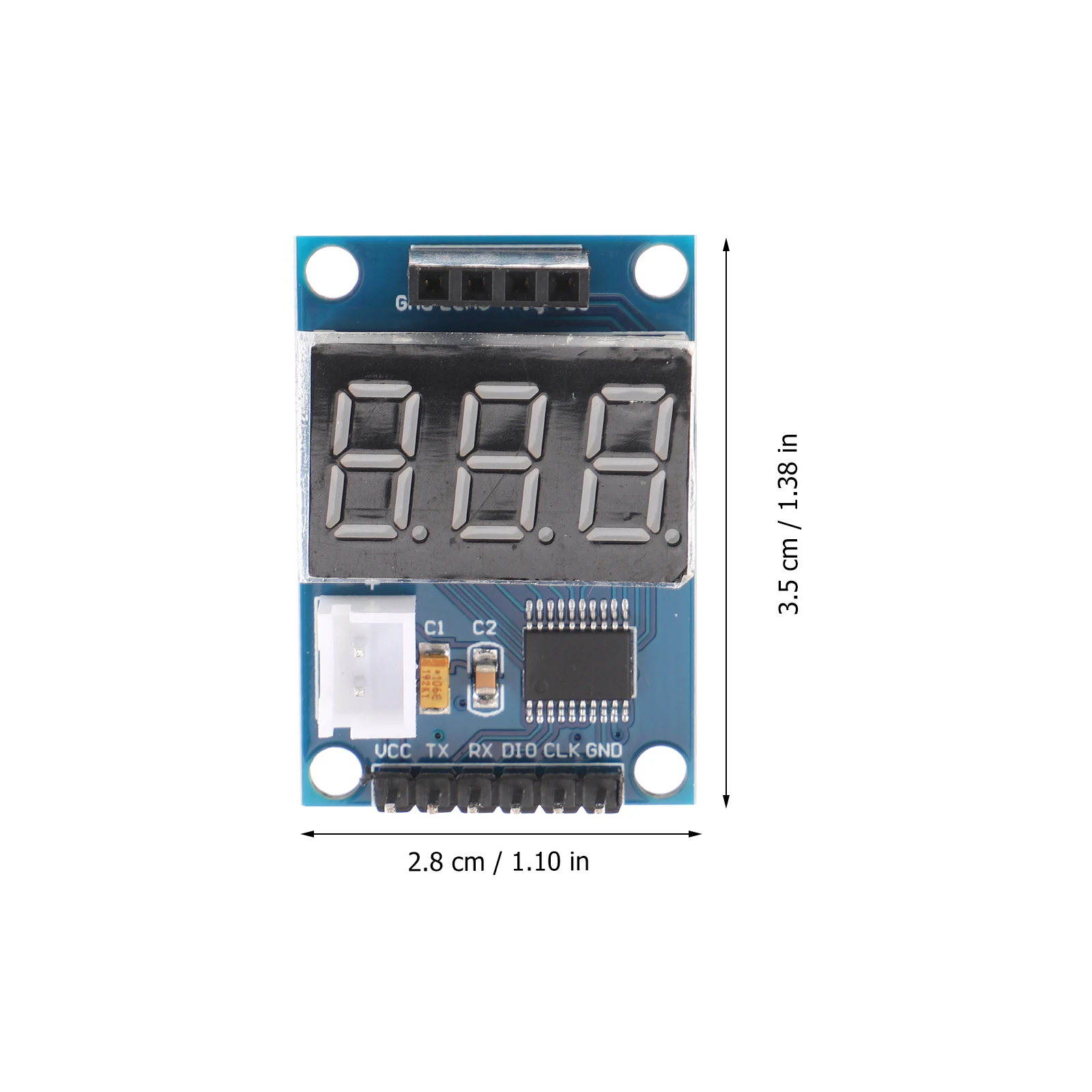 

High Precision Ultrasonic Distance Measuring Sensor 0.3Cm Accuracy Serial Port Output Compact Lightweight Module For Robot