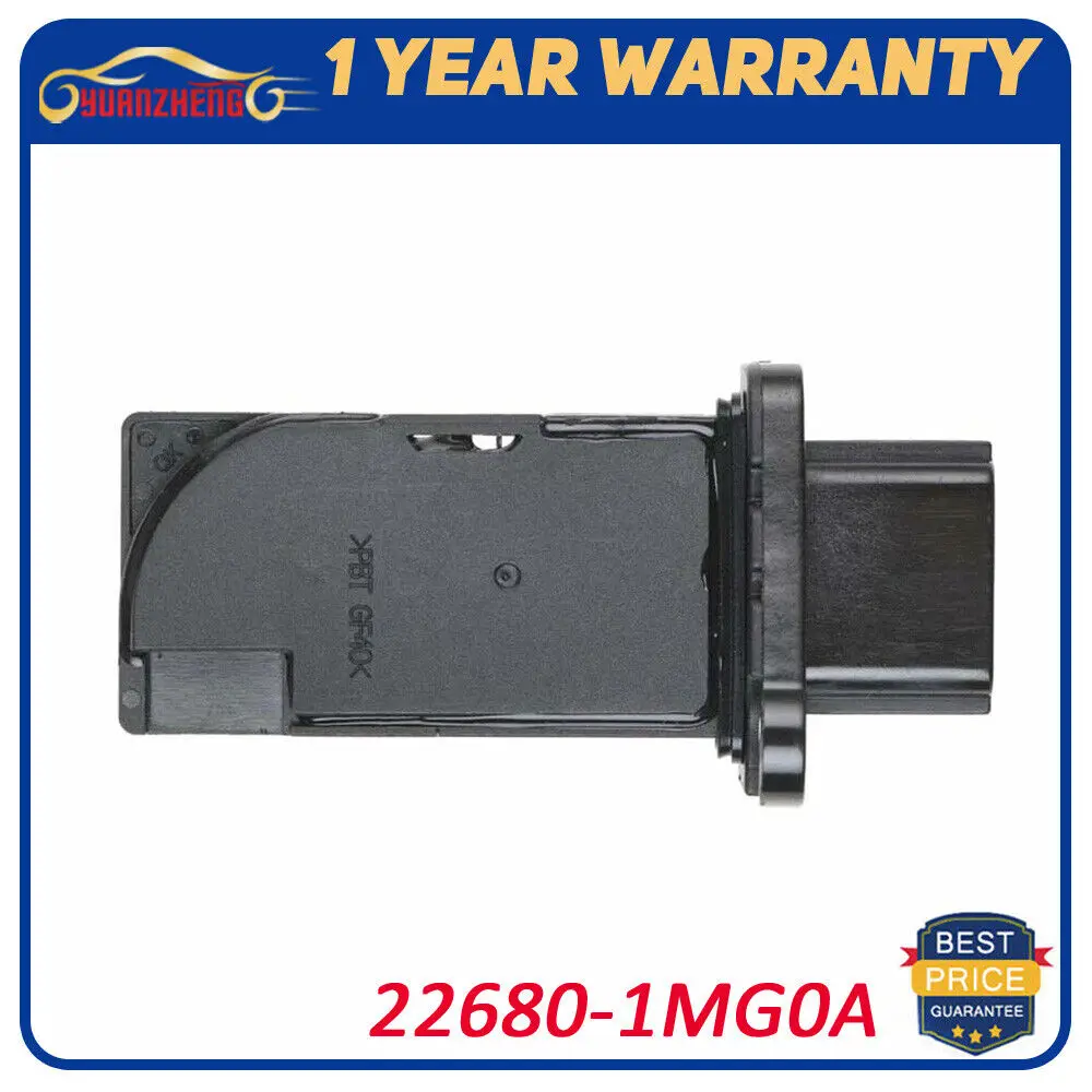SENSOR medidor de flujo de masa de aire MAF para coche, para Nissan 22680-1MG0A Altima, Murano, Sentra, Pathfinder, Infiniti Q50, Q70, QX60, 12-17, nuevo