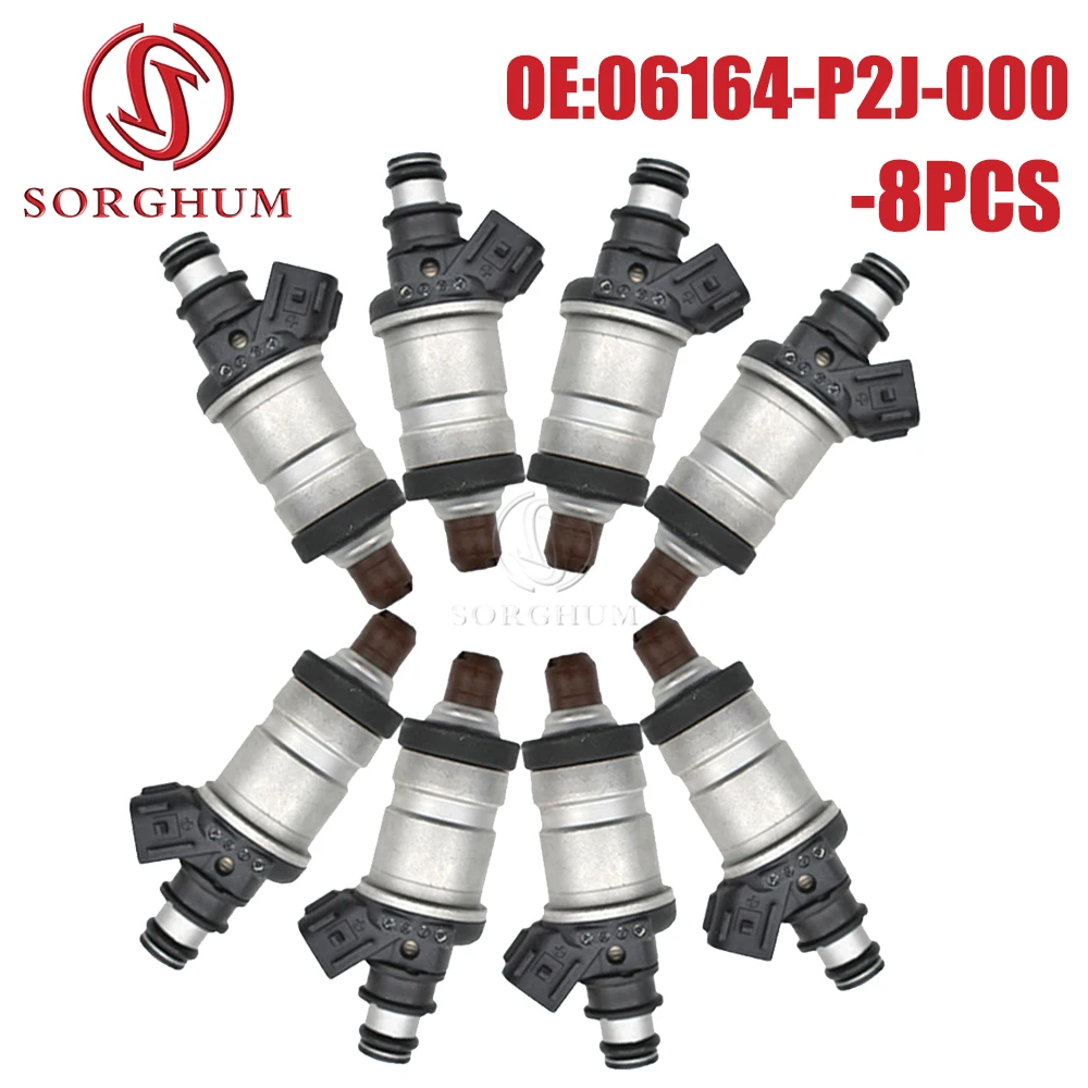 

SORGHUM 8PCS/lot New 06164-P2J-000 Fuel Injectors For Honda Accord Civic Odyssey Acura RL TL Integra 06164P2J000 842-12192