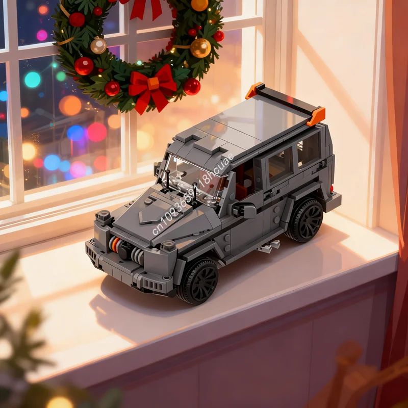 

533pcs MOC Cars Mercedesesed Brabus Model Building Toys Blocks Christmas Gifts Architecture Assemble DIY Education Creative Idea