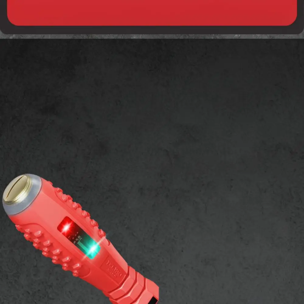 For For Delixi Electric Voltage Tester Pen Manual Screwdriver Electrical Wire Circuit Detecting Tool
