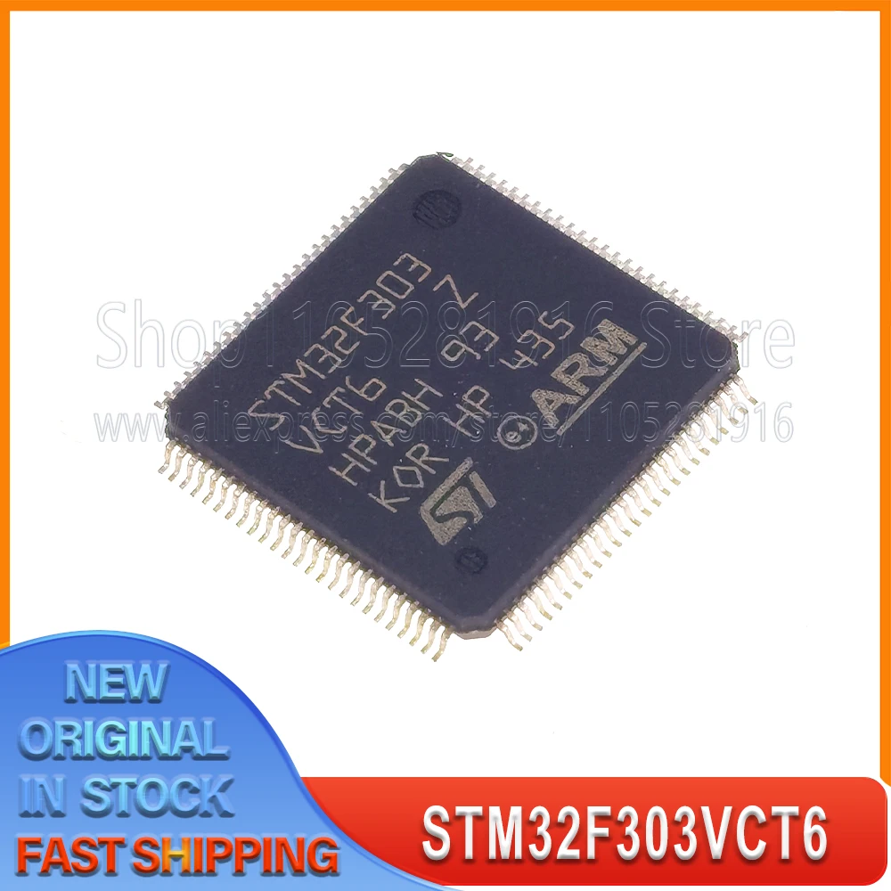

5~100PCS/LOT STM32F303VCT6 STM32F303 LQFP100 100% New Spot stock