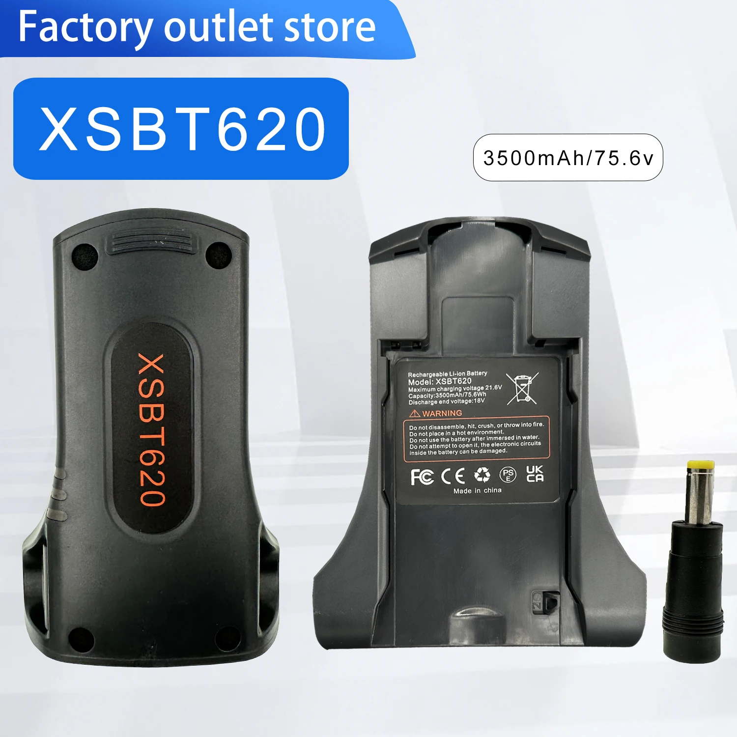 DXT New XSBT620 For Compatible with Shark IZ361H IZ363HT IZ363H IZ162H IZ163H IZ362H Shark Cordless Vacuum Cleaners XSBT600