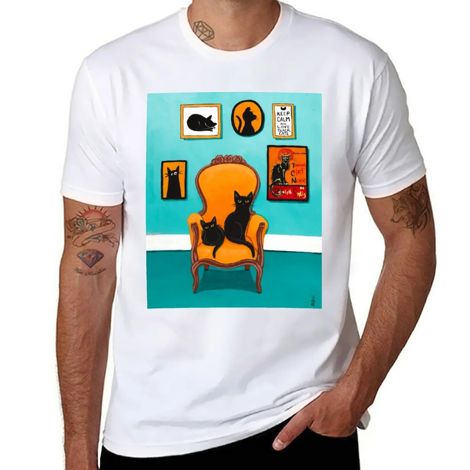 

The Black Cats Room T-Shirt valentines boutique clothes clothes funny costumes oversizeds workout shirts for men