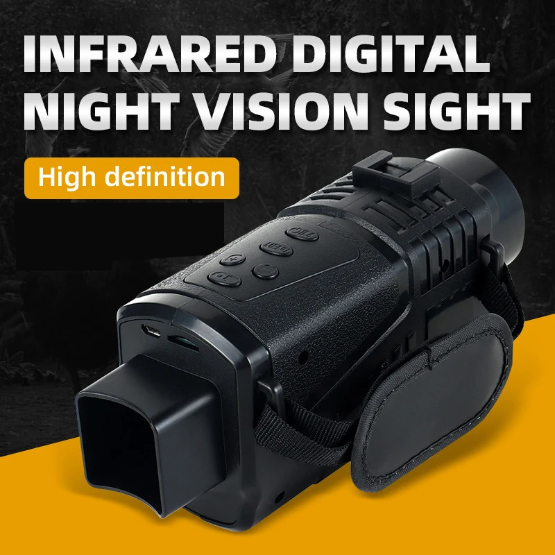 

Night Vision Glogges Monocular HD 8X Infrared Zoom Camera Telescope For Outdoor Search Full Darkness Hunting Observing Animals