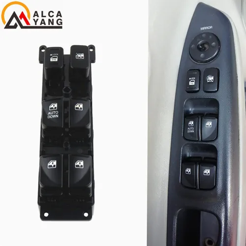 Malcayang interruptor principal eléctrico de alta calidad para Hyundai Accent 2007-2010 93570-1E111 93580-1E000