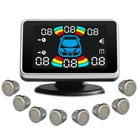 8 Parking Sensor Parktronic Car Automobile Reversing Radar Electronics Rear Auto Detector Backing Assistance Buzzer