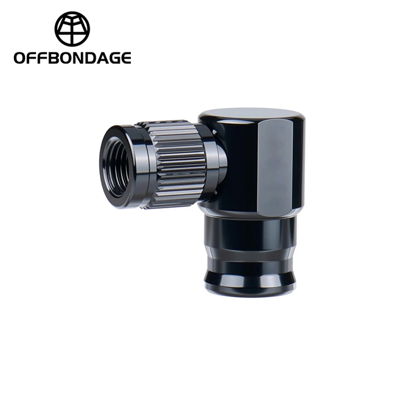 OFFBONDAGE Mini Bicycle CO2 Pump Portable Tire Inflator For Schrader Presta Adapter MTB Road Bike Aluminum Alloy Automatic Pump