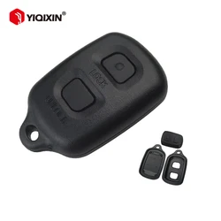 YIQIXIN 2 Buttons For Toyota RAV4 Corolla 1998-1999 Fob Replacement Remote Car Key Shell Cover Case