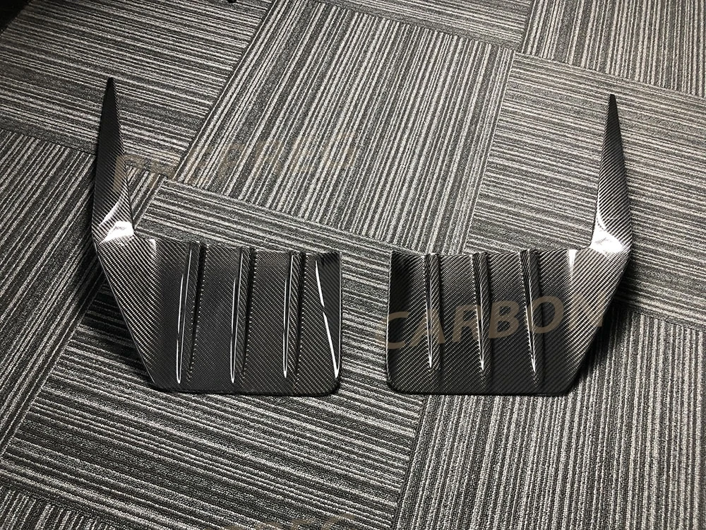 Prepreg Dry Carbon Rear Bumper Splitters For BMW 2 Series M2 G87 2023+ Fog Light Air Vent Trim Side Outlet Intake Decoration FRP image 3