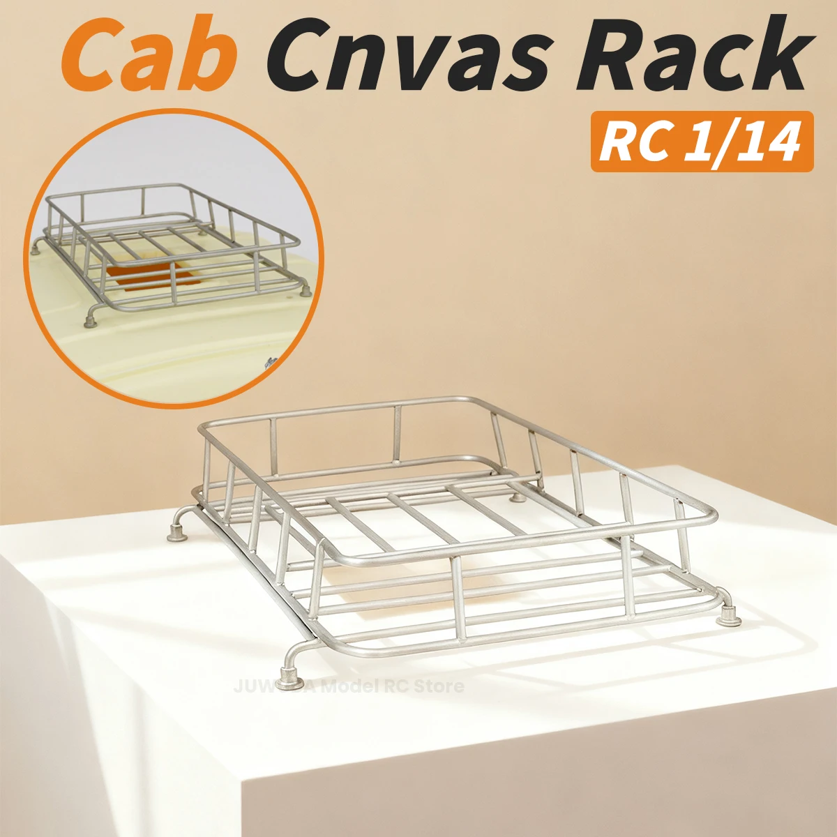LESU Cab Canopy Frame Roof Canvas Rack G-6127 For 1/14 Tamiya RC Truck Tractor SCANIA MAN FH16 Toy Car DIY Part Accessorie Model