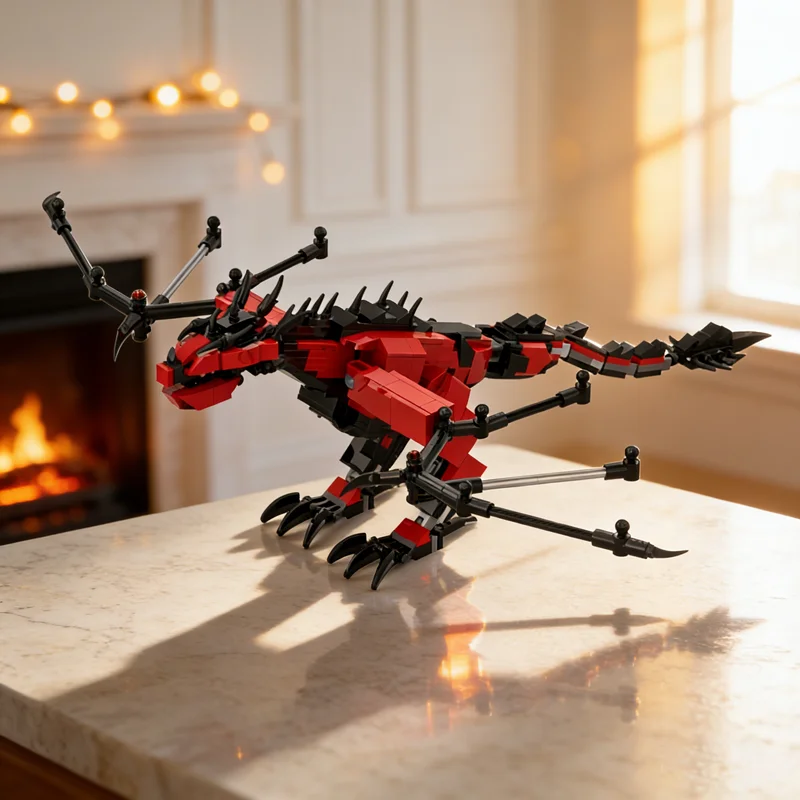 442pcs-moc-red-dragon-mod-playability-harry-model-building-blocks-architecture-christmas-gifts-toy-idea-education-brick