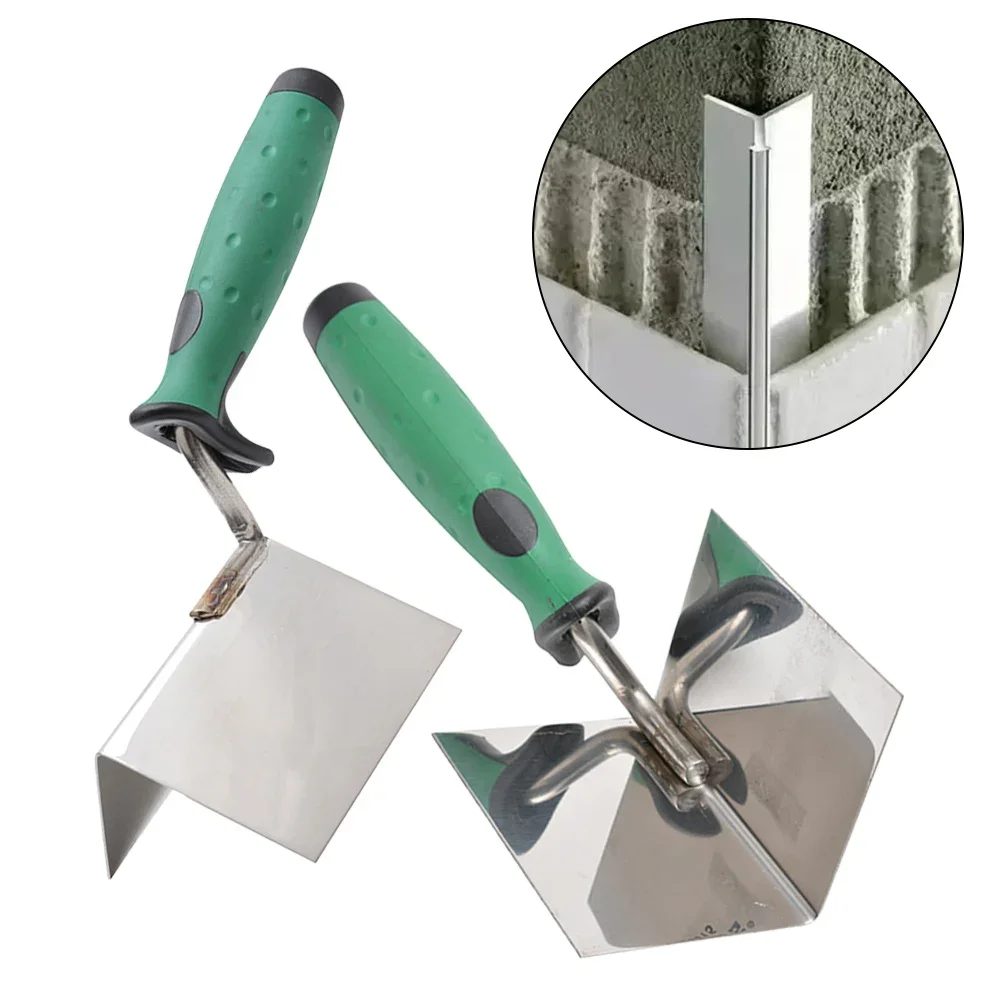 1pc Drywall Corner Tool Outer Internal Drywall Corner Trowel Stainless Steel Plastering  Finishing Tool For Gyprock Plasterboard