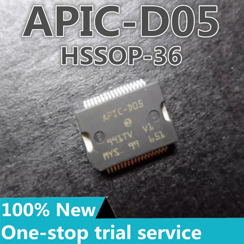 2-50pcs %New APIC-D06 package QFP-64 APIC-D05 HSSOP-36 Steam computer board fuel injection control drive module IC chip