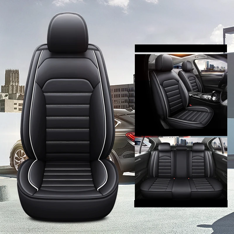 Car Seat Covers Full Set Universal For Opel Corsa D Insignia Astra K J H Zafira B Leather Auto Accessories