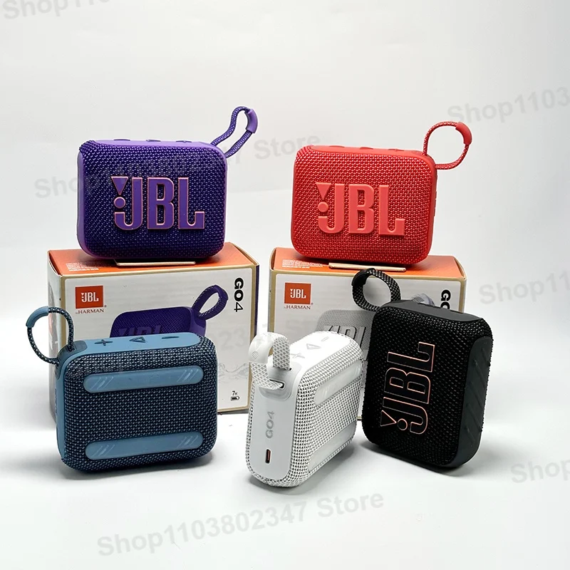 Original jbl go 4 sem fio bluetooth alto-falante portátil à prova dwaterproof água alto-falantes ao ar livre baixo festa alto-falante jbl go4 hk