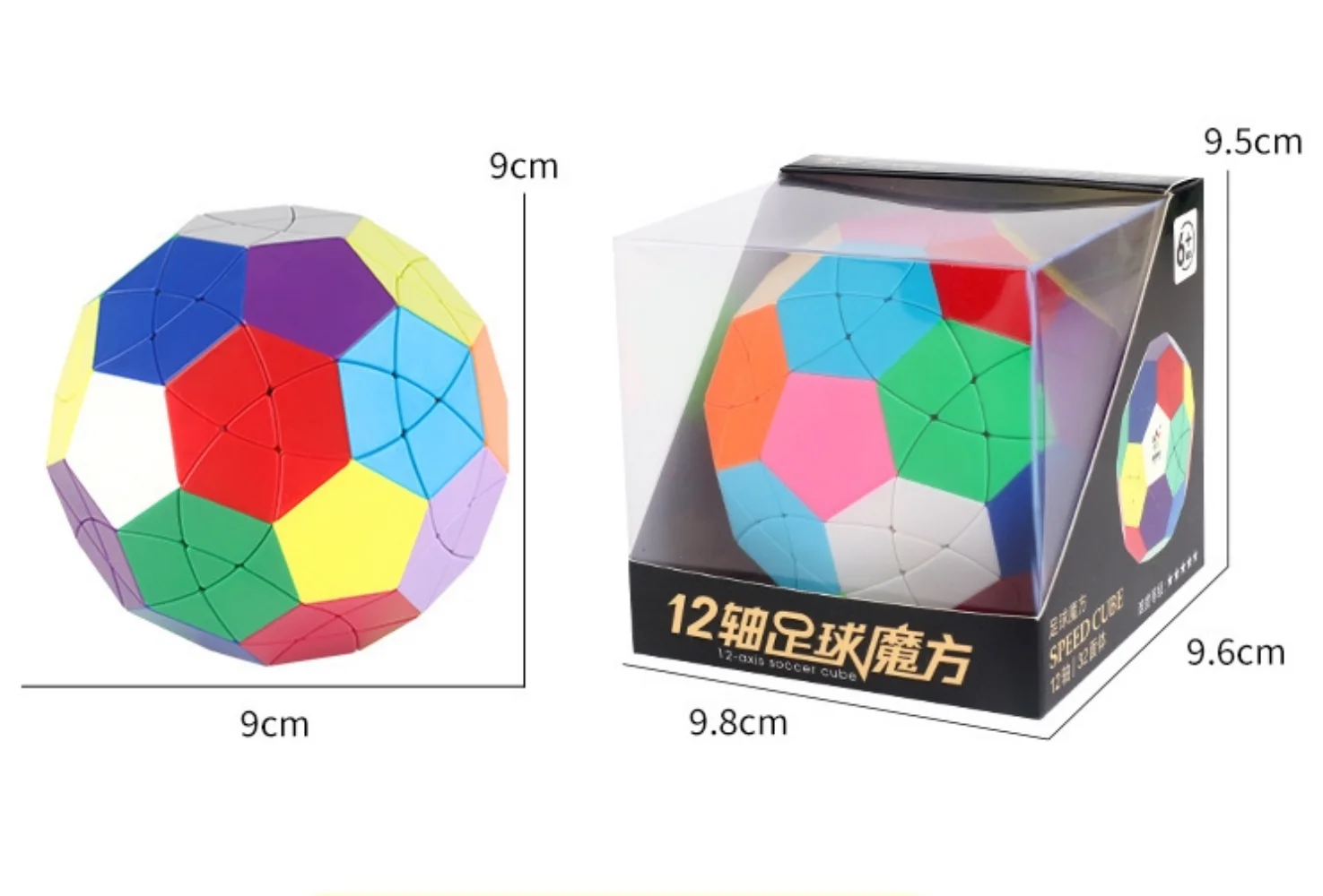 YuXin-Professional Speed Megaminx Magic Cube Brinquedos Educativos, Brinquedos educativos para adultos, 32 Faces