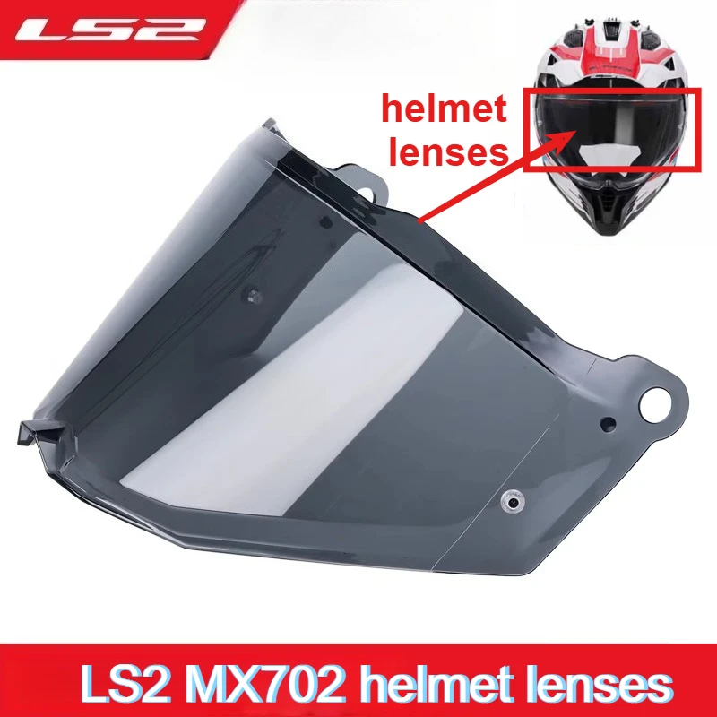 

Original LS2 MX702 Helmet Visor Light Black Lens for Pioneer II Motorcycle Adventure motorcycle accessories