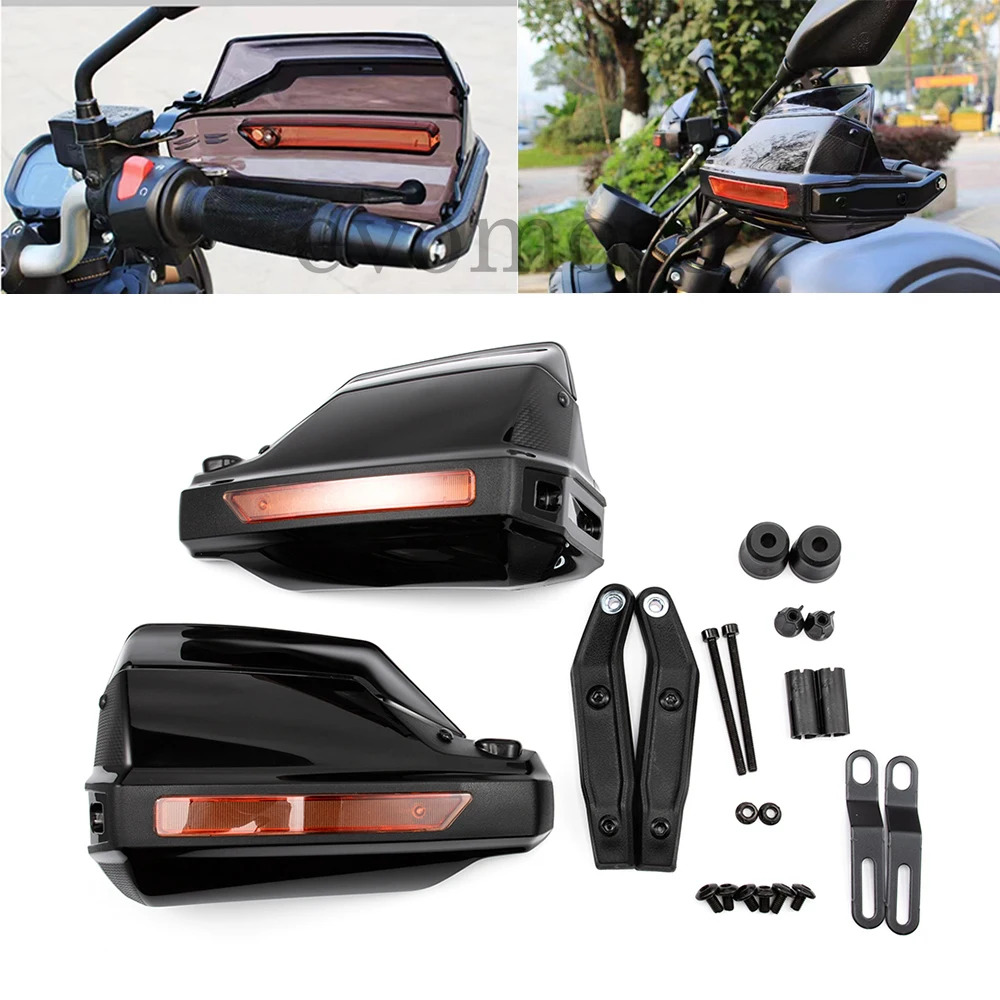 Evomosa Motorcycle Hand Guard Handguard Shield Windproof Motorbike Motocross Universal Protector For Honda Yamaha Suzuki ATV