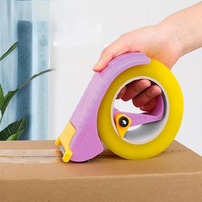 1PC Plastic box sealer transparent tape cutter tape sealing packing machine courier packing device