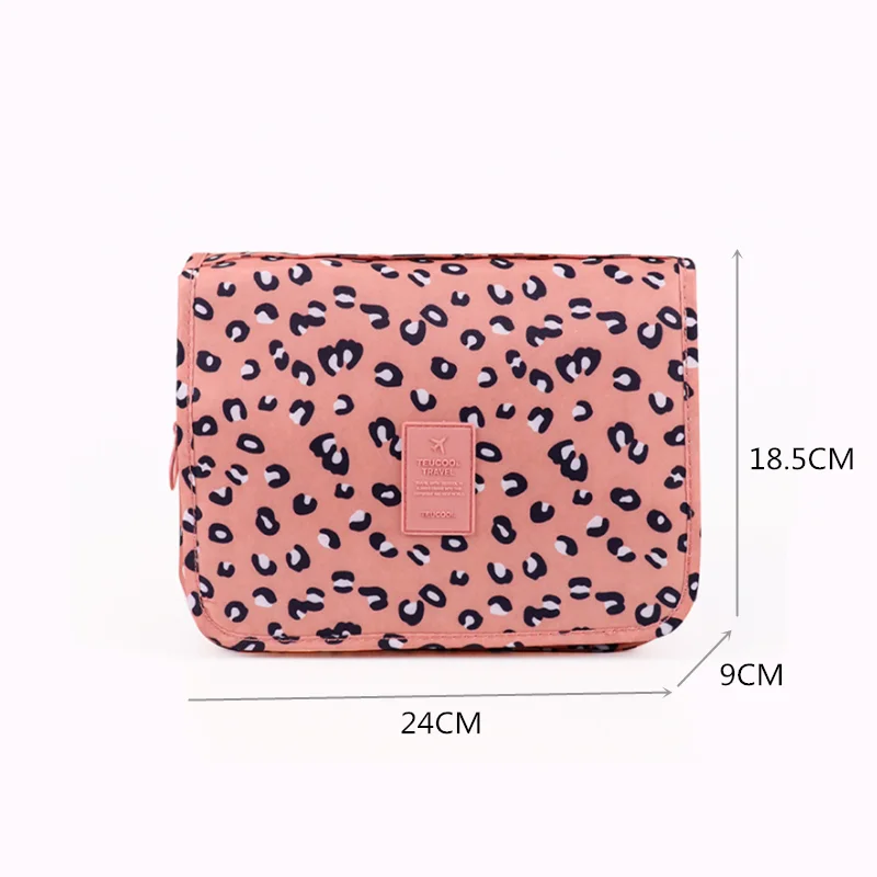 Women Nylon Travel Bag Waterproof Hook Makeup Bag Unisex Neceser Toiletries And Cosmetics Organizer Pouch Bathroom Storage Bags