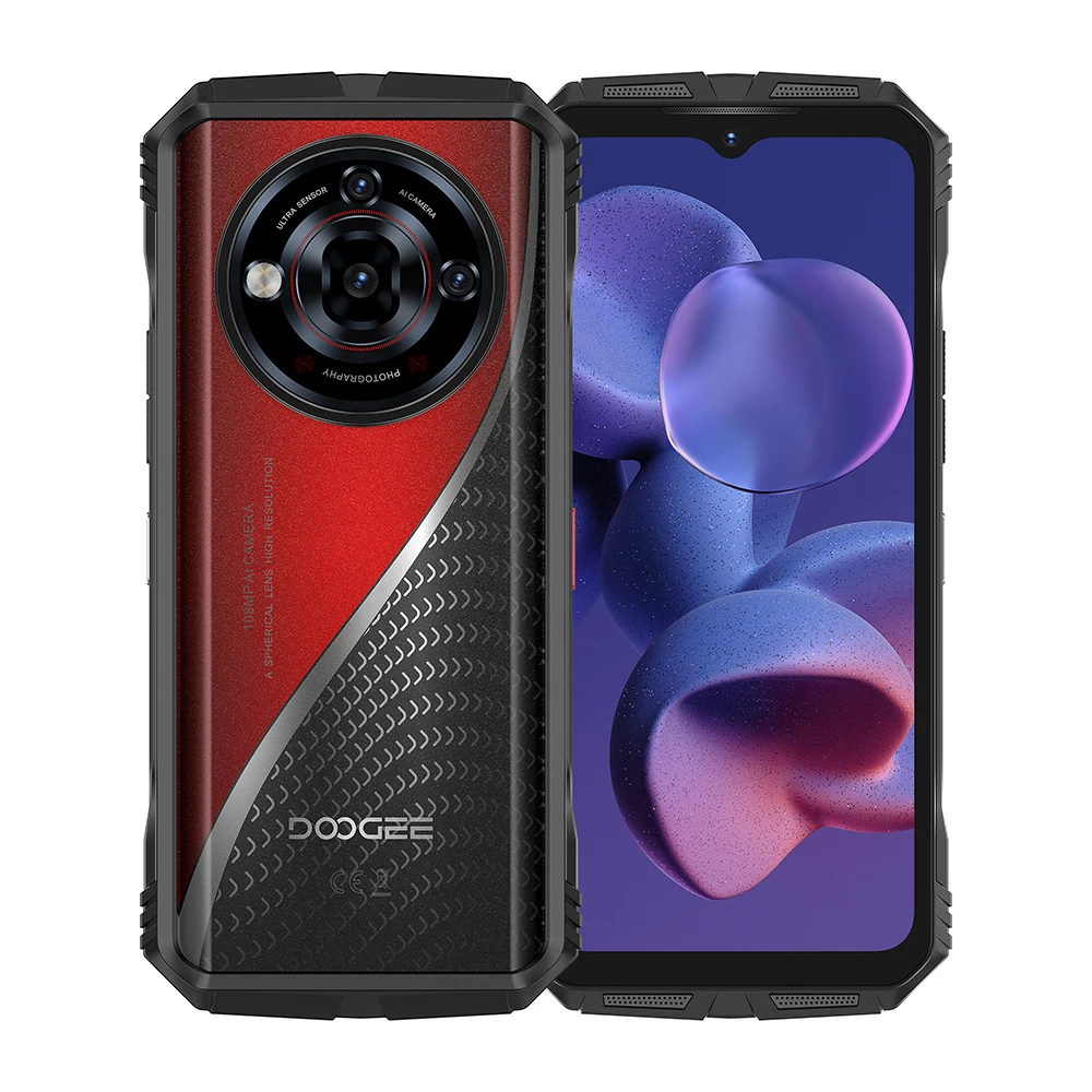 DOOGEE S118 Pro 5G téléphone robuste dimension 7050 10800mAh batterie 6.6 ''FHD 120Hz 8GB RAM 512GB ROM téléphone portable NFC