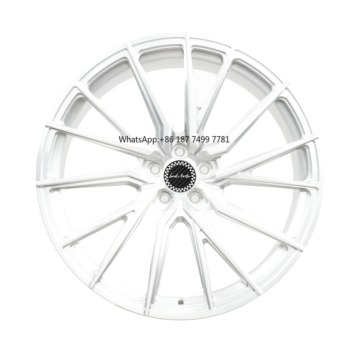 

Custom Flow Formed 19 Inch Alloy Wheels for../. .- Multi-Spoke Silver/Black Machined Finish