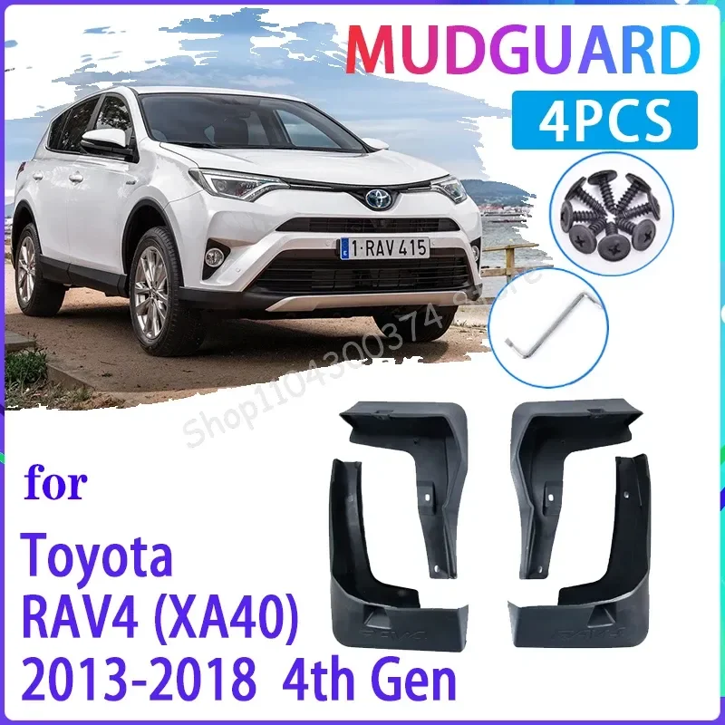 

Car Mud Flaps for Toyota RAV4 RAV 4 XA40 40 2013~2018 2015 2016 2017 Mudguard Splash Guards Fender Mudflaps Auto Accessories