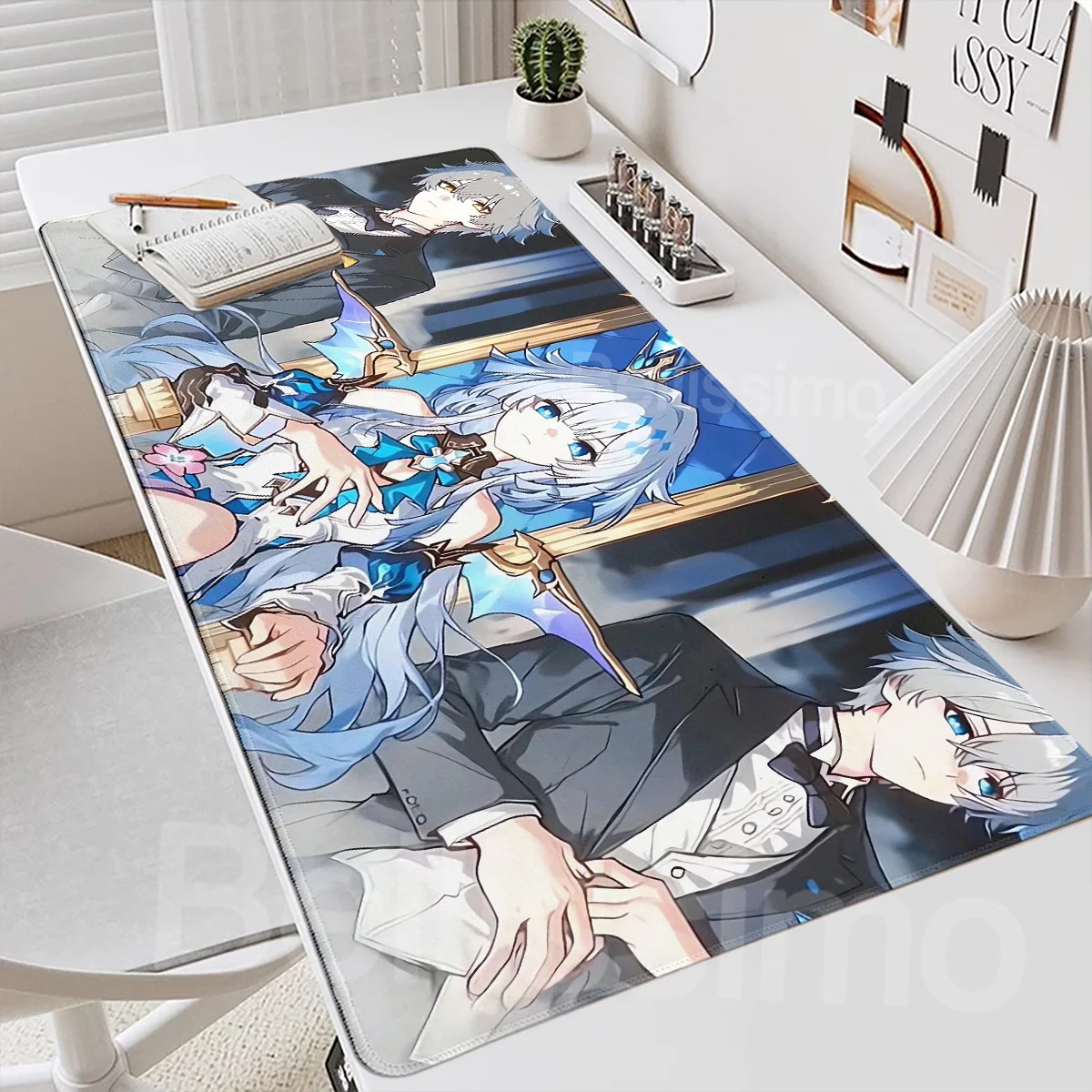 

New HD Printing Kawaii Girls Mouse Pad Honkai Star Rai Cerydra Mousepad Large Gaming Laptop Pc Computer Cute Anime Keyboard Mats