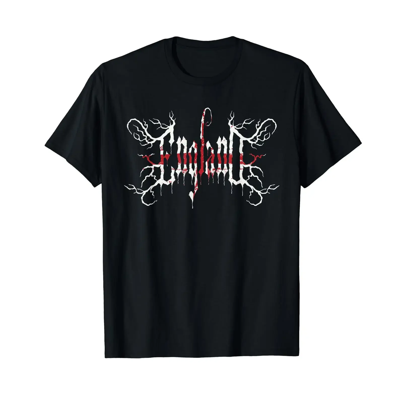 England Death Metal Band Logo English Flag For Metalheads T Shirt vintage Washed Casual fashion designer clothes Stylish
