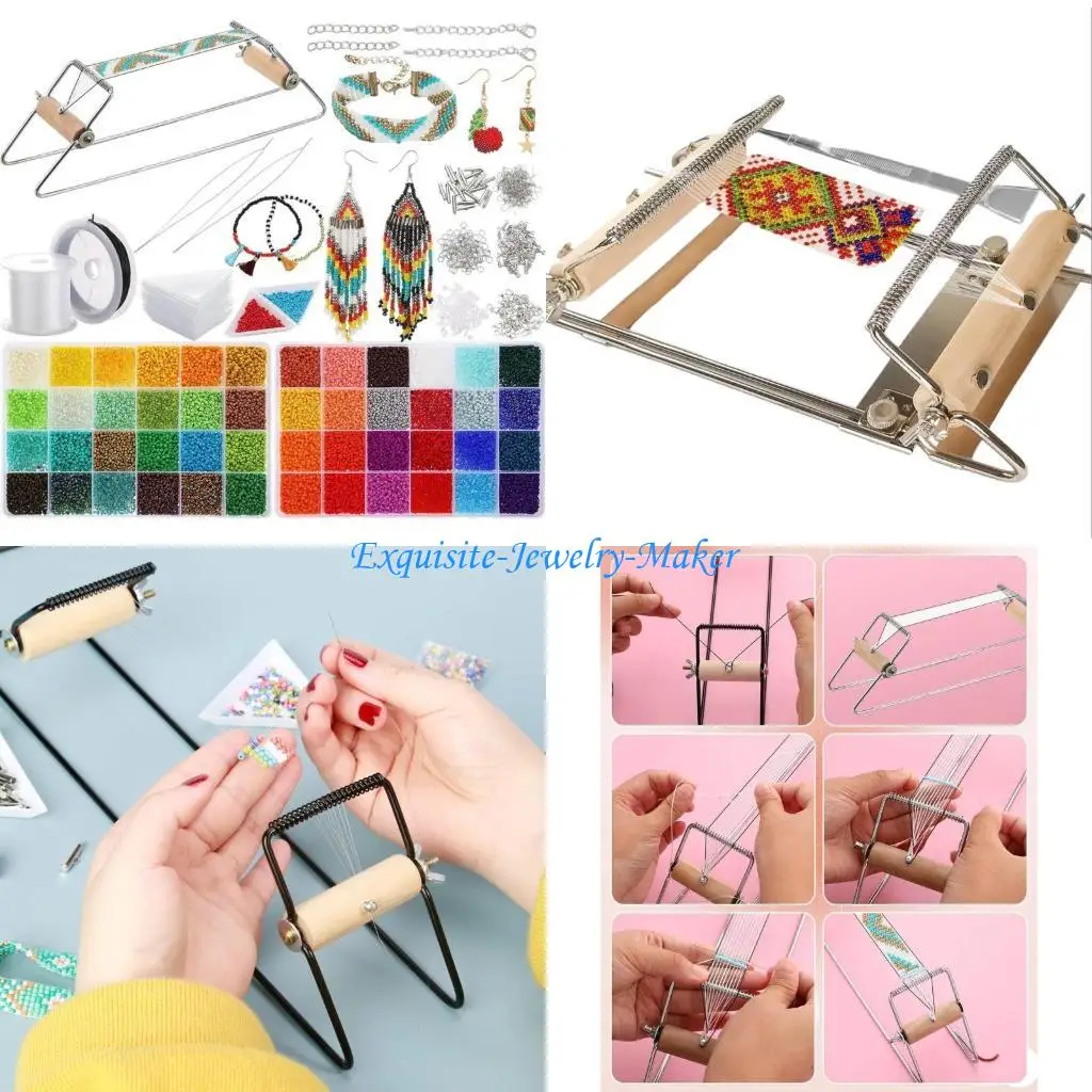 

24TF DIY Bead Teaver Простой ткац