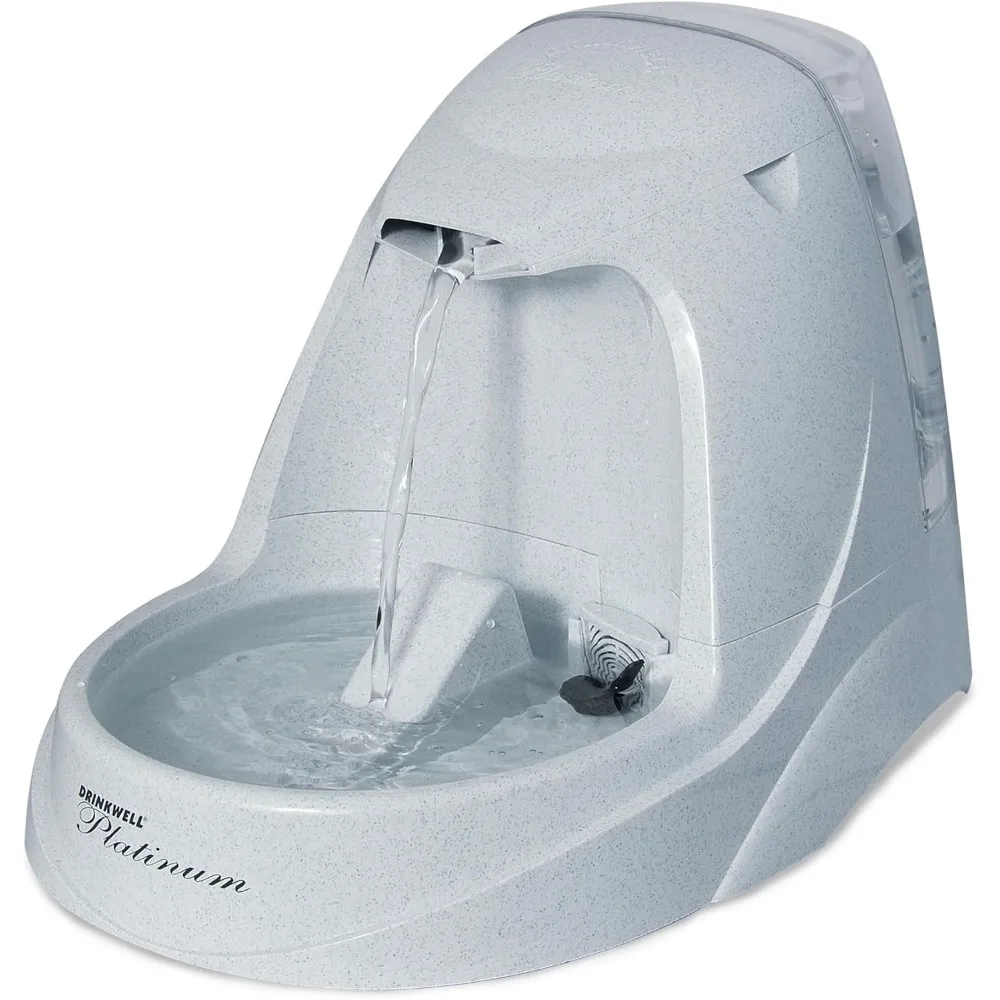 

Automatic Pet Water Fountain, 168 Oz Grey, Encourages Hydration for Dogs and Cats