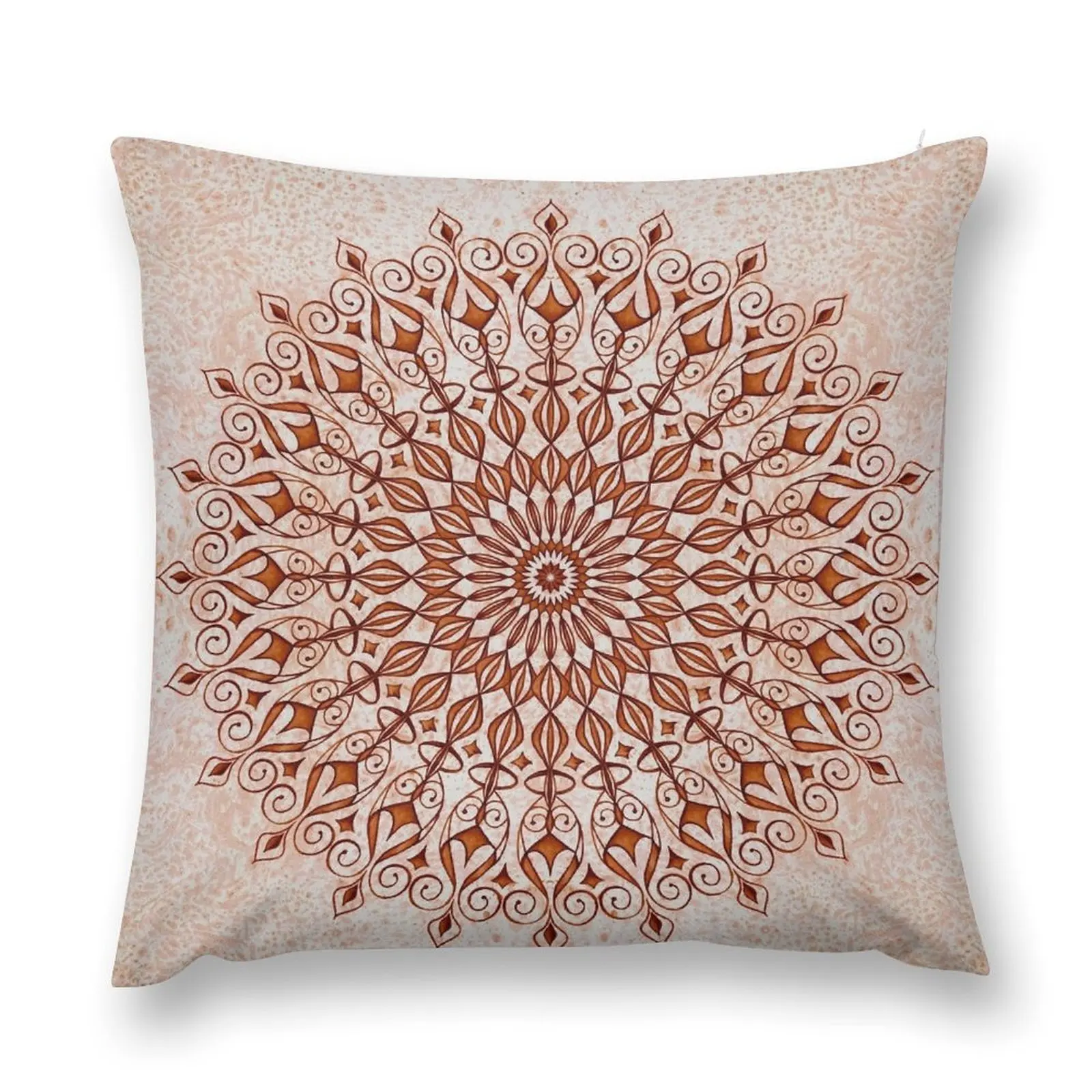 

Mandala in brown Throw Pillow Pillowcases For Pillows Sofa Cushions Cover pillow