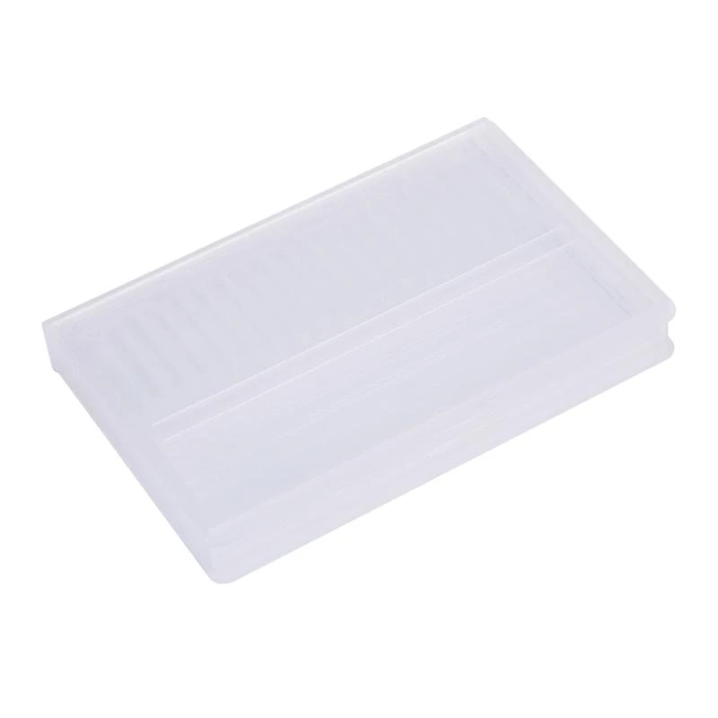 

652F Empty Clear Drill Bits Storage Box Files- Holder Display Grinding for Head Container for Case Manicure Accesso