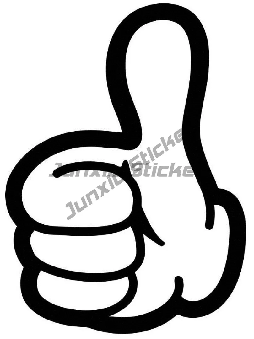 

THUMBS UP Car Hard Hat Helmet Lunch Box Stickers