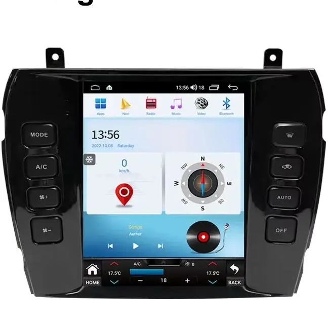 12 256GB For Jaguar XJ X-TYPE S-TYPE 2004-2008 Android 13 Multimedia DVD Player Carplay GPS Navigation Touch Screen Car Radio - view 4
