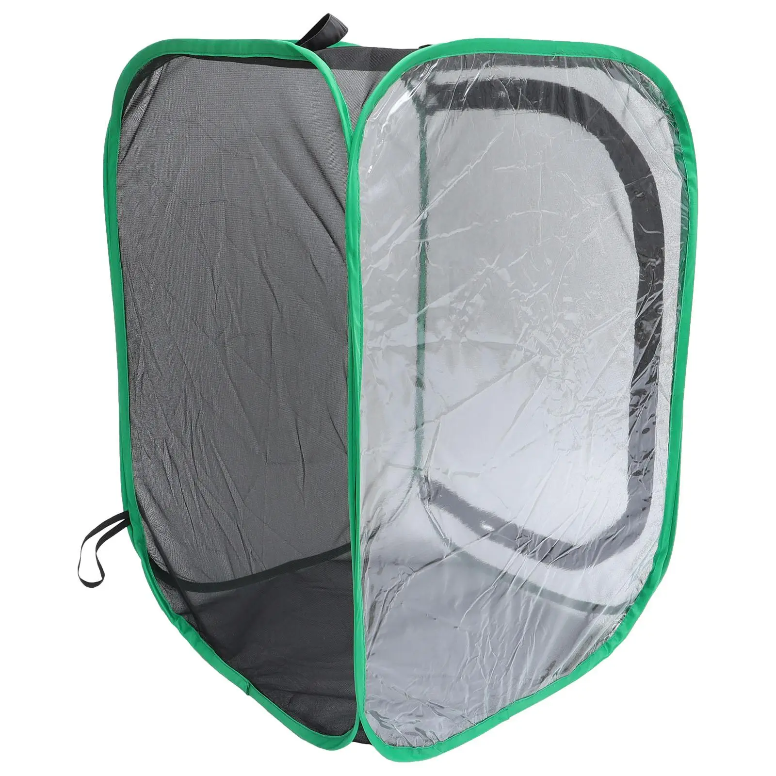 

Foldable Plant Incubator Translucent Insect Cage for Butterflies Observation Stable Wide Zipper Reuse