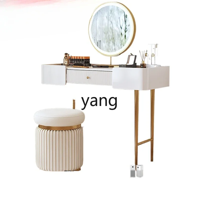 LH solid wood dresser chest integrated bedroom cream style simple makeup table storage integrated