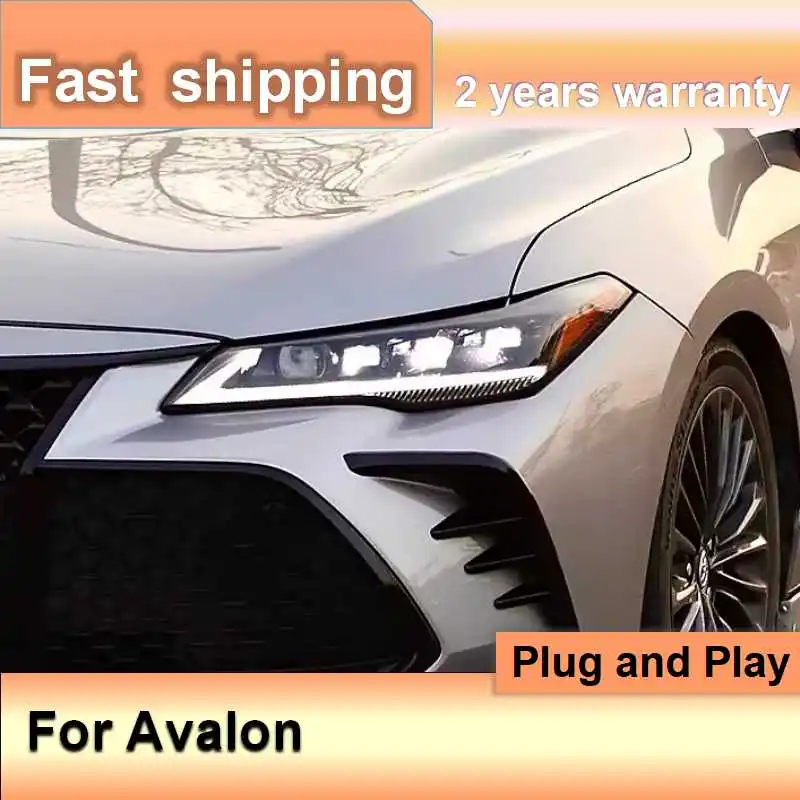 

Автомобильные аксессуары для фар Toyota Avalon 2019-2022, фара Avalon DRL, динамический указатель поворота, ближний свет