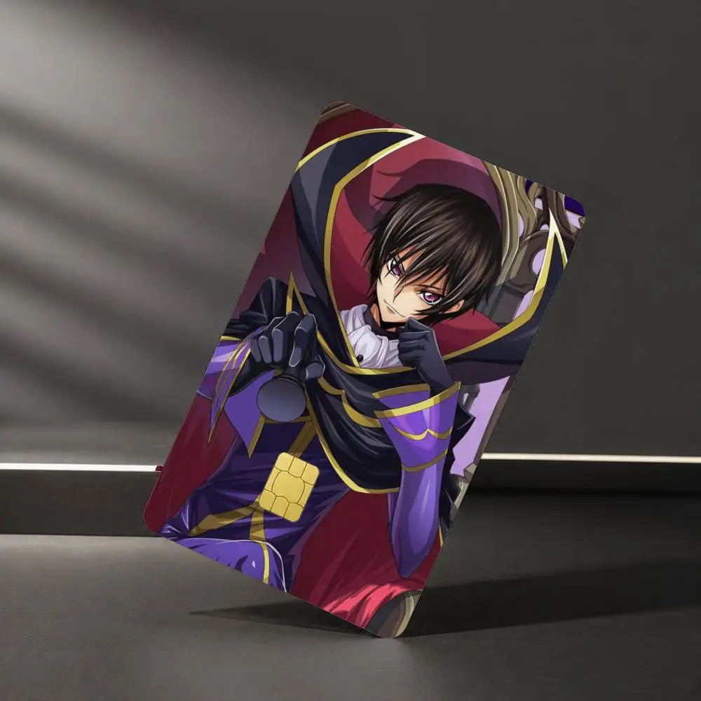 Code Geass Logo Sticker Film Tape Skin for Credit Card Debit Card Waterproof Stickers