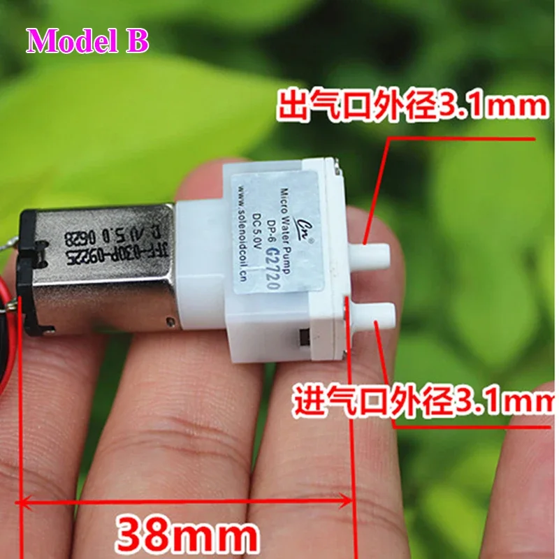 DC 3V 3.7V 5V 6V Mini 030 Motor Pump Negative Pressure Air Pump Oxygen Diaphragm Vacuum Pump for Fish Tank - Image 4