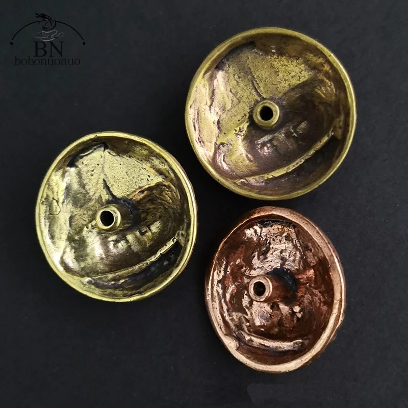 North America Indian Skull Head Rivet Connector Decoration Button Retro Brass DIY Leather Blet Wallet Garment Buckles with Screw