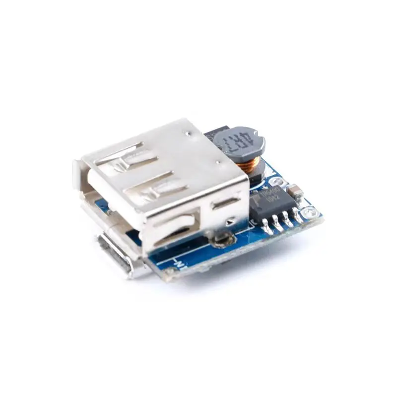 10pcs 3.7V 4.2V 1A Lithium Battery Polymer Charging and Discharging Module 5V Boost Board DIY Phone Power Bank Circuit