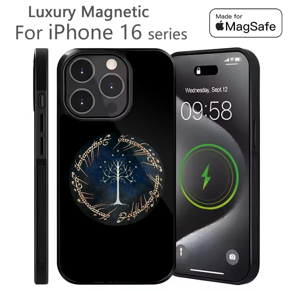 

Movie The L-Lord Of the R-Rings Phone Case For iPhone 16,15,14,13,12,11,Plus,Pro,Max Mini Magsafe Magnetic Wireless Charging