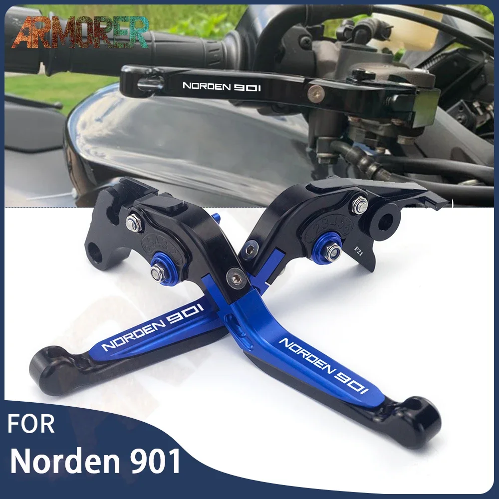 

For HQV Norden 901 Norden901 2022 2023 Motorcycle CNC Aluminum Adjustable Folding Extendable Brake Clutch Lever Accessories