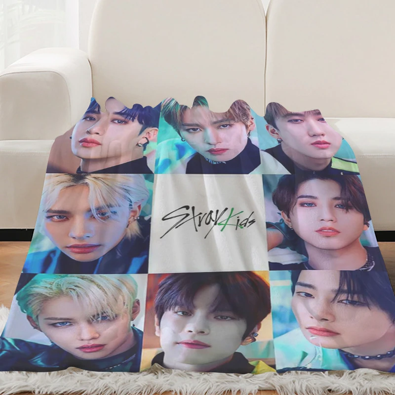 Flannel Blanket H-Stray Kidss Sofa Winter King Size Blanket Fluffy Soft Blankets Microfiber Bedding Warm Knee Bed Fleece Camping