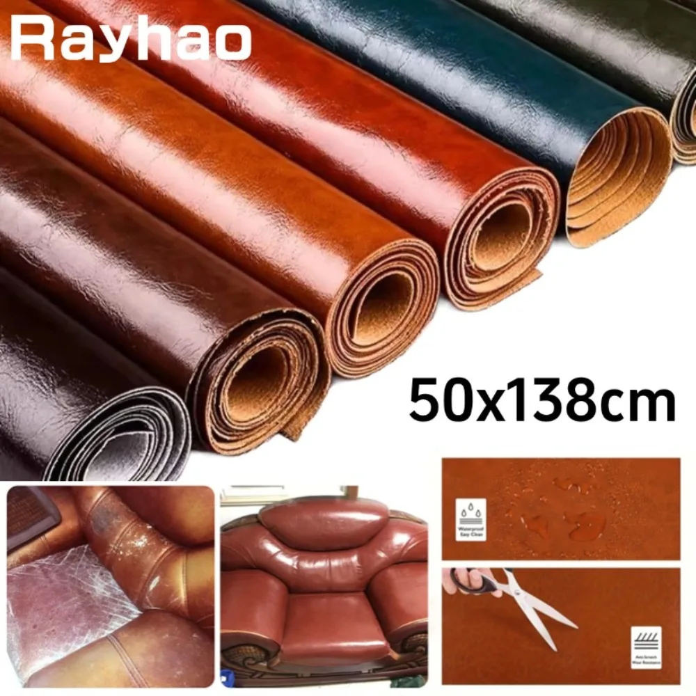 

Self-adhesive Oil Wax Leather Repair Patch for Sofa Chair Anti-scratch Enhanced Viscosity Wear-resistant Glossy Leather Black