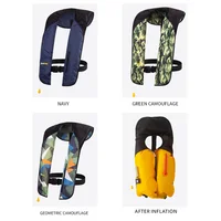 Chaleco salvavidas inflable Manual automático para adultos, chaleco salvavidas de flotabilidad 150N, supervivencia PFD, pesca en bote de natación, aprobado por CE