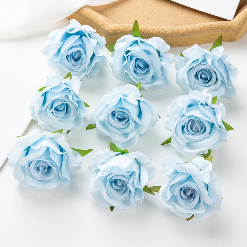 100 stücke Seide Künstliche Blume Rose Hochzeit brautstrauß Outdoor Garten Home Festival Party Decor Weihnachten Handgelenk Diy geschenk Box – Detail 12